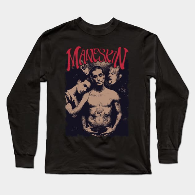 maneskin band Long Sleeve T-Shirt by RichyTor